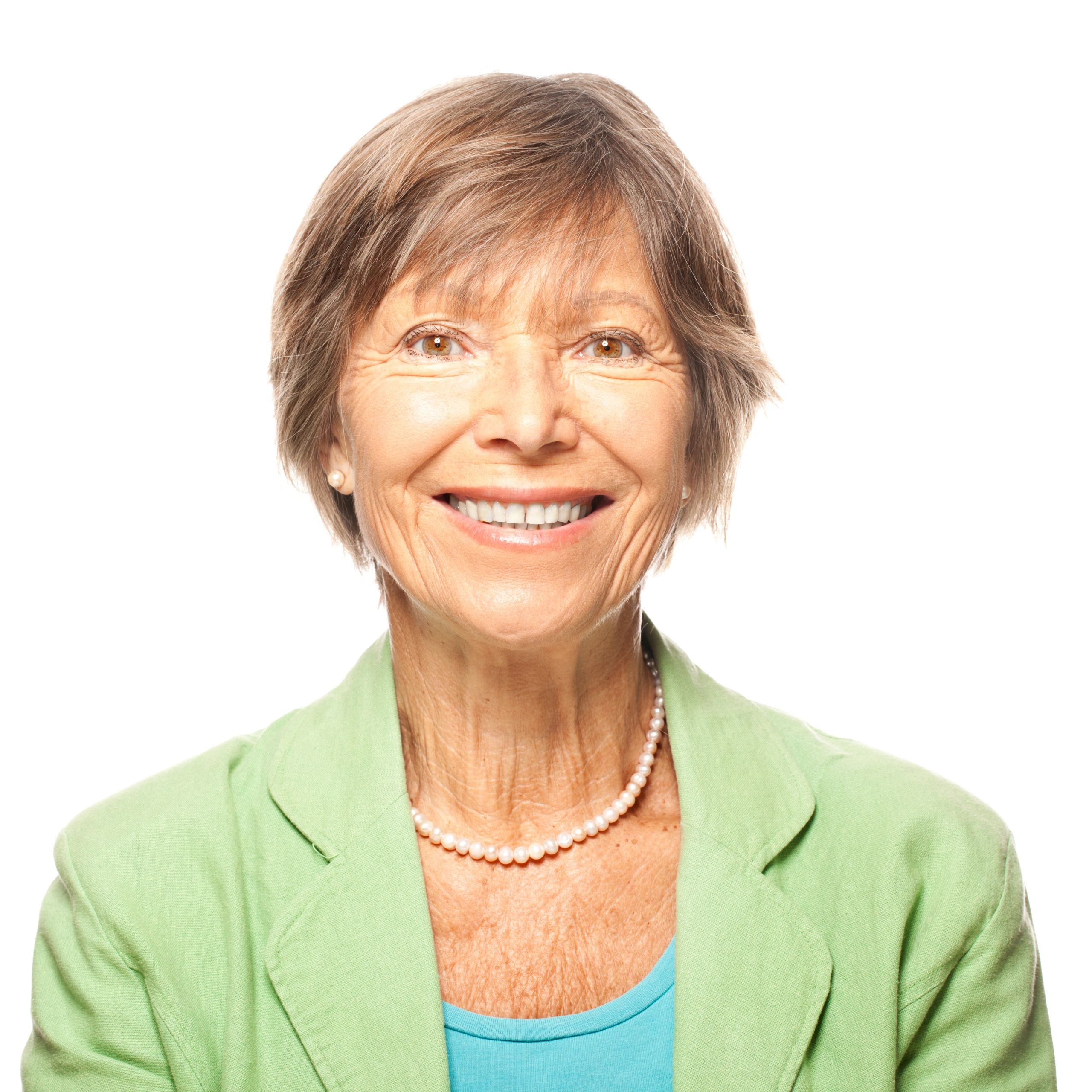 Patient smile transformation portrait